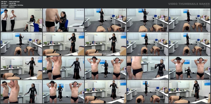 Employees With Poor Sales Are Treated As Toys For Sadistic Female Boss' Sexual Preferences And Are Punished With Whipping - MISTRESS LAND / 337799 - MP4