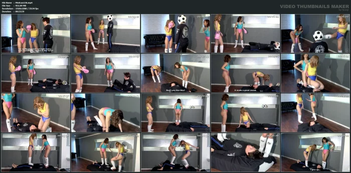 Female Students' Human Soccer Ball And Human Trampoline - MISTRESS LAND / 337799 - MP4
