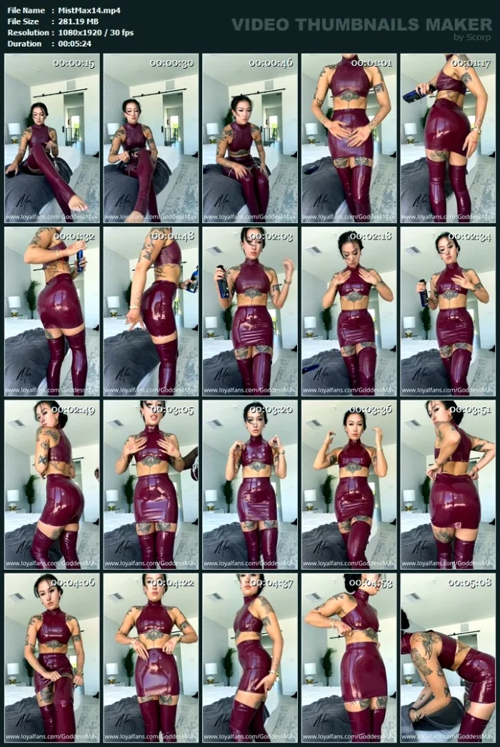Latex Polishing - MISTRESS MAX - MP4