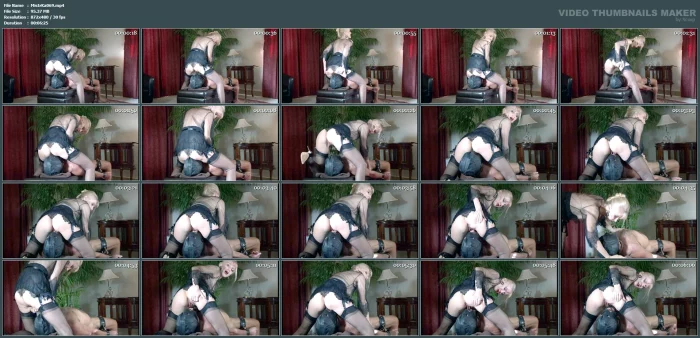 Full Time Slavery 2 - MISTRESS KARIN / KARIN VON KROFT / DOM KARIN - MP4