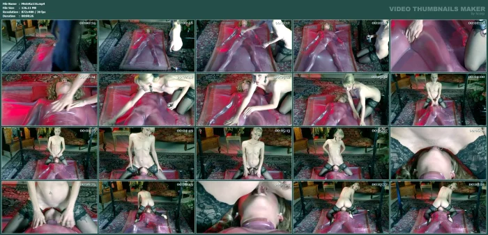 Latex Vacuum Bed - MISTRESS KARIN / KARIN VON KROFT / DOM KARIN - MP4