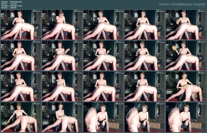 Spanking - MISTRESS KARIN / KARIN VON KROFT / DOM KARIN - MP4
