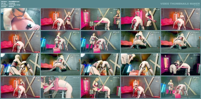 Machine Jerk Off Slave - MONICA MILF - MP4