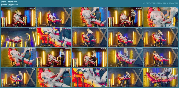 The Red Slave Chair - MONICA MILF - MP4