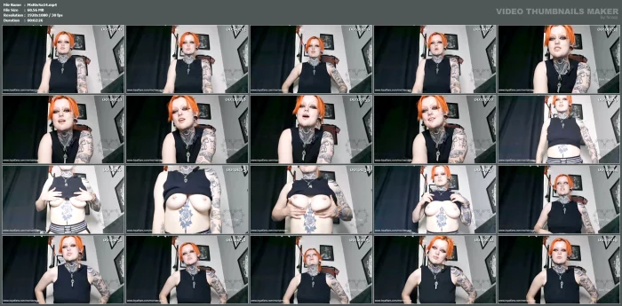 Gothic Dom Degrades & Humiliates You - MXRIVERSAGE - MP4