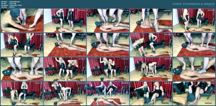 Alexandra Wildfire & Miss Sandra - Brutal Blonde Bombshells - SADISTIC QUEENS / SQUISHYSAX - MP4