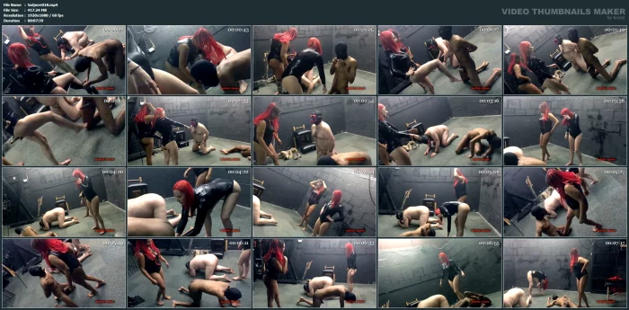 Ballbusting Competition - Squishy Vs Blue Balls Part 2 Barefeet - SADISTIC QUEENS / SQUISHYSAX - MP4