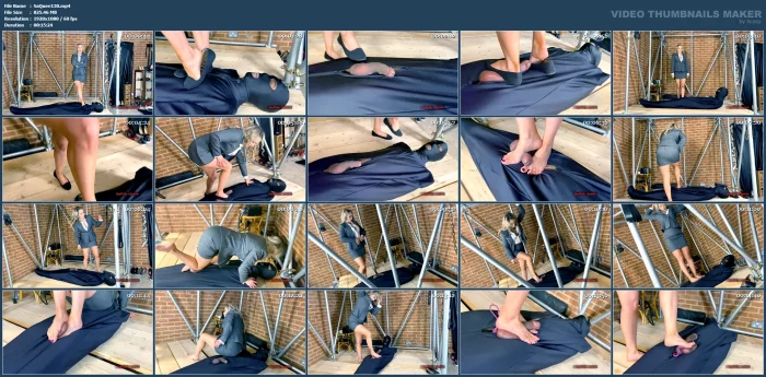 Miss Courtney - Ball Flattening Frustration - SADISTIC QUEENS / SQUISHYSAX - MP4