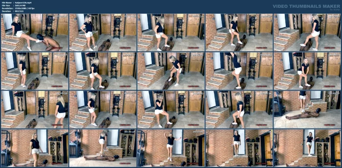 Miss Courtney - Cruel Converse Crushing - SADISTIC QUEENS / SQUISHYSAX - MP4