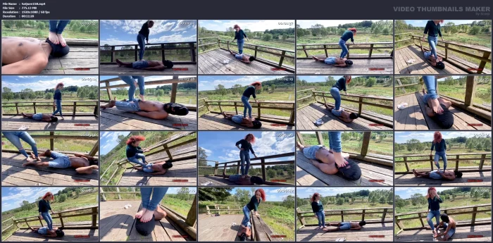 Miss Katherine Kendal - Stomping Sweaty Feet - SADISTIC QUEENS / SQUISHYSAX - MP4