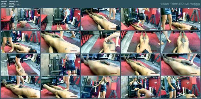 Miss Lady Louisa - 1st Time Squish - SADISTIC QUEENS / SQUISHYSAX - MP4