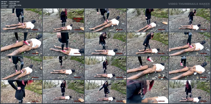 Miss Tiffany Naylor - Converse Ball Flattening - SADISTIC QUEENS / SQUISHYSAX - MP4