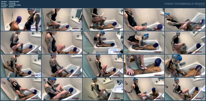 Mistress Bliss - Stomping & Dunking - SADISTIC QUEENS / SQUISHYSAX - MP4