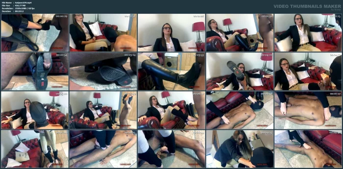 Mistress Krush - Destroying Your Worthless Cock - SADISTIC QUEENS / SQUISHYSAX - MP4