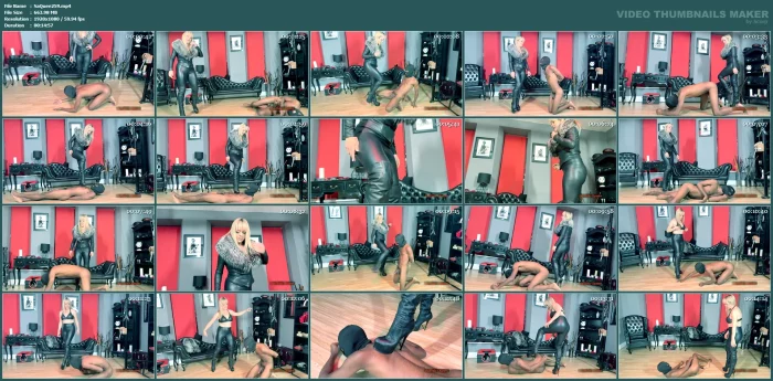 Mistress Tess - Boot Beatdown - SADISTIC QUEENS / SQUISHYSAX - MP4