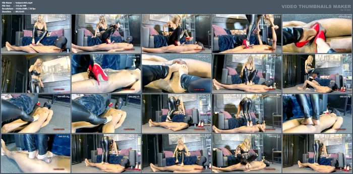 Mistress Vixen - 1st Time Squish - SADISTIC QUEENS / SQUISHYSAX - MP4