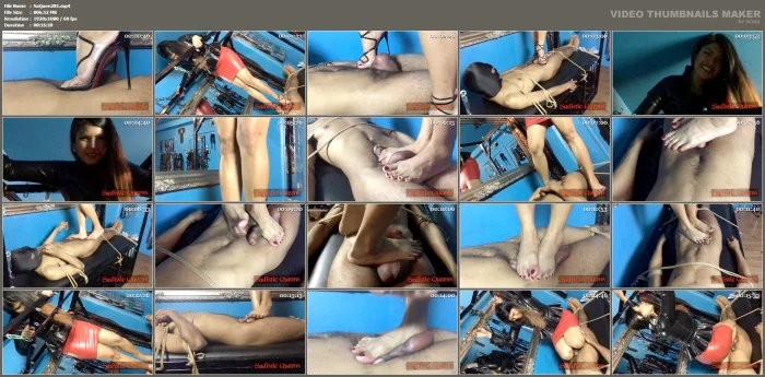 Queen Kali Rain - 1st Time Squish - SADISTIC QUEENS / SQUISHYSAX - MP4