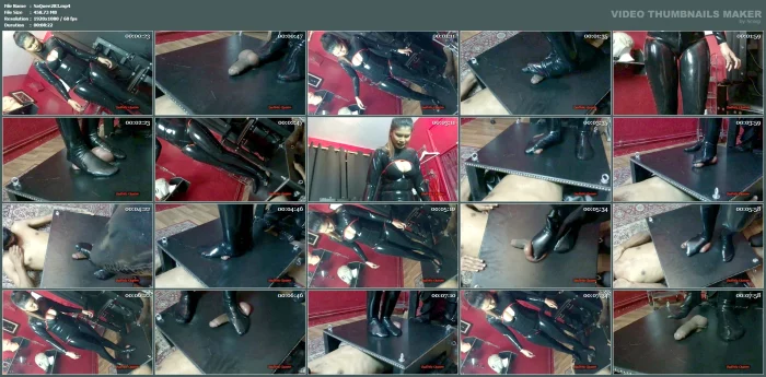 Queen Kali Rain - Latex Cockbox Destruction - SADISTIC QUEENS / SQUISHYSAX - MP4