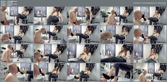 Lady Iveta - High Heel Blowjob - SADO-LADIES - MP4