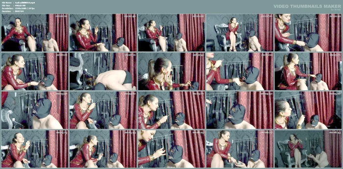 Lady Iveta - Human Ashtray Training - SADO-LADIES - MP4