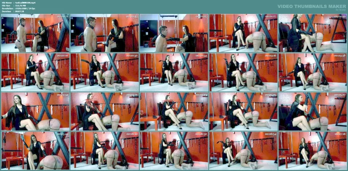 Lady Iveta - The Red Flogger - SADO-LADIES - MP4