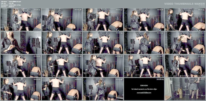 Lady Iveta - Twelve Strokes Each - SADO-LADIES - MP4
