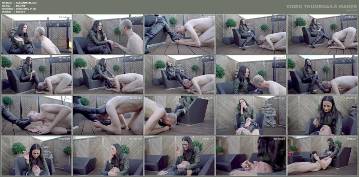 Lady Johanna - Outdoor Boot Worship - SADO-LADIES - MP4
