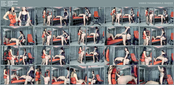 Miss May, Lady Jolie Berrie - Two Slaves Fucked - SADO-LADIES - MP4