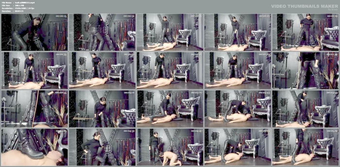 Mistress Bella Lugosi - Trampling In Heavy Boots Part 2 - SADO-LADIES - MP4
