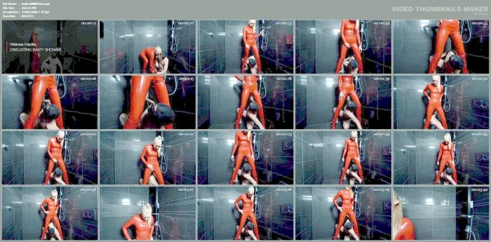 Mistress Madita - Disgusting Nasty Shower - SADO-LADIES - MP4