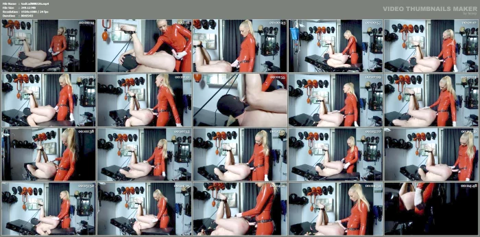 Mistress Madita - His First Assfuck - SADO-LADIES - MP4