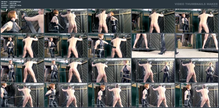 Domina Liza - A Bad Mood Caning - SADO-LADIES - MP4