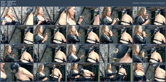 Lady Pascal - Gas Mask Training - SADO-LADIES - MP4