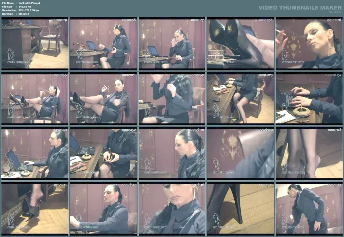 Madame Catarina - Answering Emails - SADO-LADIES - MP4