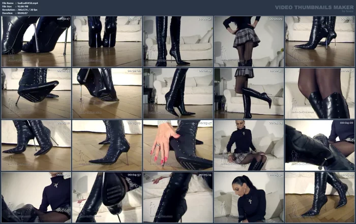 Madame Catarina - Posing In Designer Boots 2 - SADO-LADIES - MP4