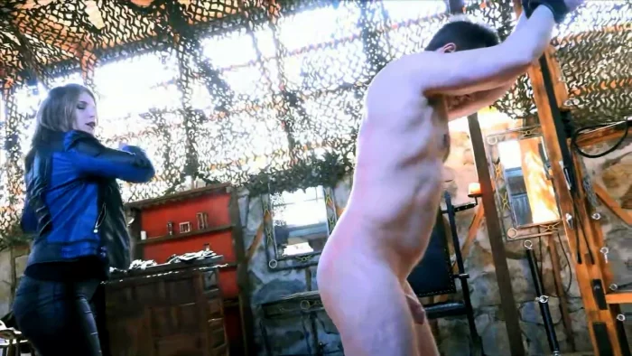 Mistress Cleo - Flogged And Belted By The Biker Lady - SADO-LADIES - MP4