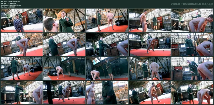 Mistress Cloe - The Sandhour Caning - SADO-LADIES - MP4