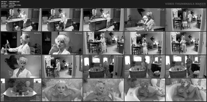 1968 Sexy Stepmom In Black And White - SALLY D'ANGELO / SALLYDANGELOXXX - MP4