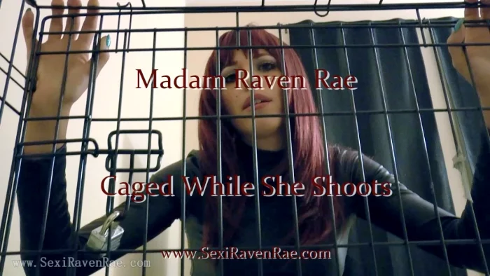Caged While She Shoots - SEXIRAVENRAE / RAVEN RAE - MP4