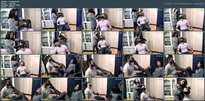 Leather Hands And Feet - SENSUAL FEMDOM / GIANLUCA MASTRO - MP4