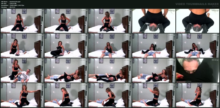 She Got Him (facesitting Part) - SENSUAL FEMDOM / GIANLUCA MASTRO - MP4