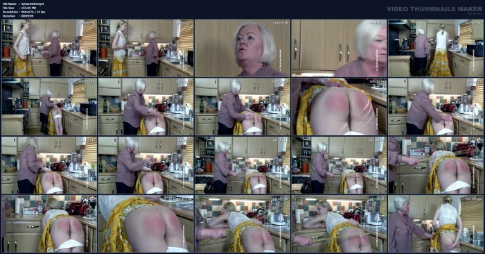 Caned At The House Of Correctioin - SPANKINGSARAH / STRAND VIDEO - MP4