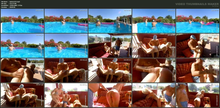 Meg And The Pool Cleaner - SPANKINGSARAH / STRAND VIDEO - MP4