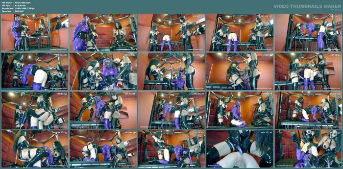 Caned And Plowed By The Dominatrix Duo - GODDESS TANGENT WORLD OF FEMDOM - MP4
