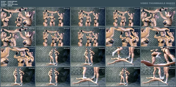 3 Strong Giantess Stomp Kick Milk And Dominate Slave - STUDIO 57429 - MP4