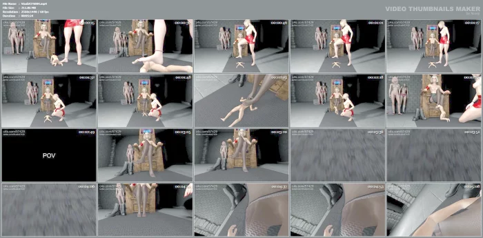 20 Foot Stomps For The Giantess Queen Pov - STUDIO 57429 - MP4