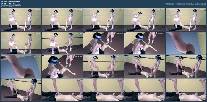 Ballerina Footjob Femdom - STUDIO 57429 - MP4