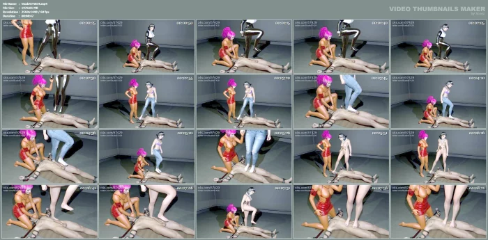 Cruel Femdom Foot Stomping In 3 Outfits - STUDIO 57429 - MP4
