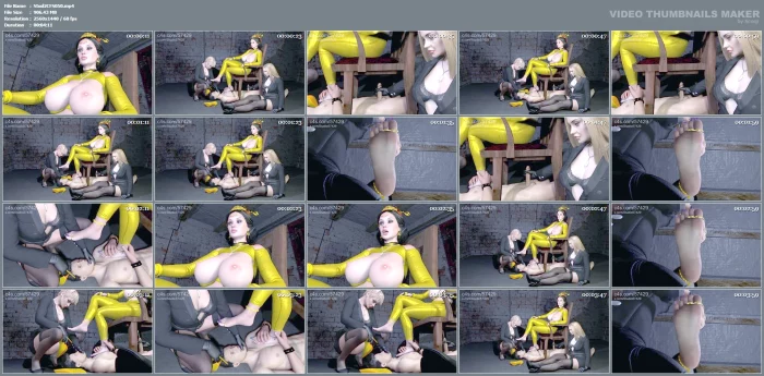 Cumming For Empress Vanessas Feet Shoe Smelling Prisoner - STUDIO 57429 - MP4