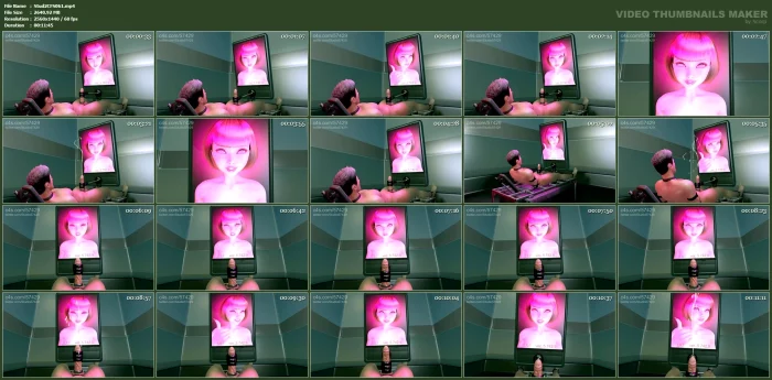 Drained By An Ai 2 Digital Femdom Milking - STUDIO 57429 - MP4